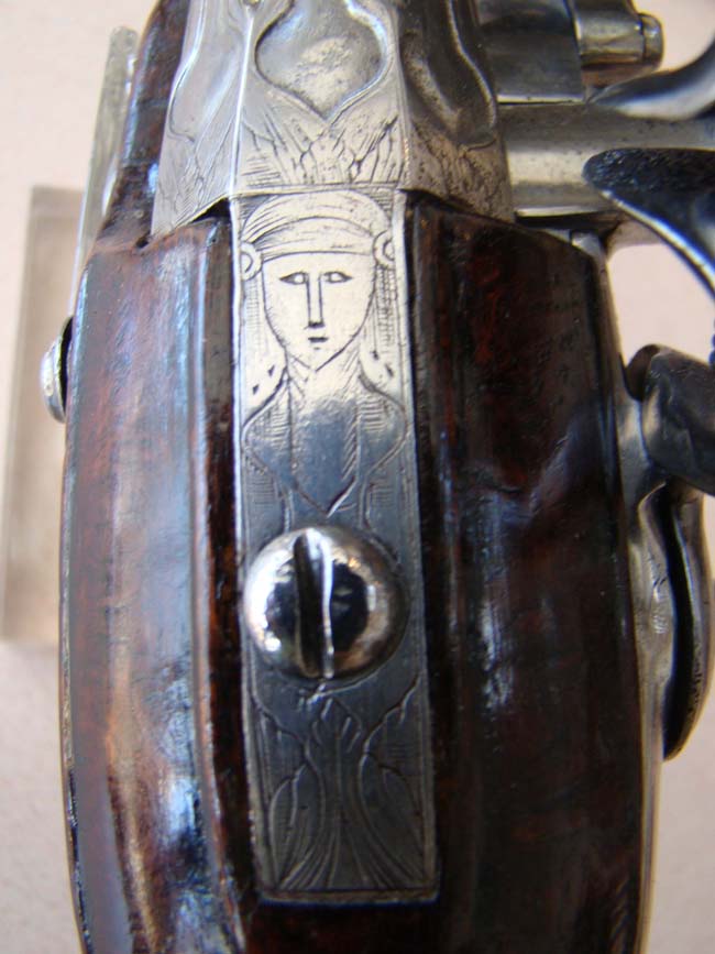 A large and impressive pair of French Holster pistols circa 1685 — image 6